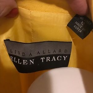 Ellen Tracy Jackets & Coats - Linda allard for Ellen Tracy yellow blazer Ellen Tracy Jackets & Coats - Linda allard for Ellen Tracy yellow blazer